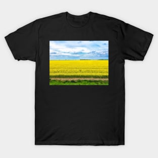 Yellow Canola Field landscape photography T-Shirt